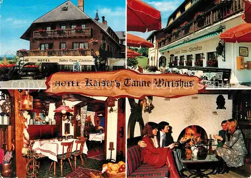 AK / Ansichtskarte Breitnau Hotel Kaisers Tanne Kat. Breitnau