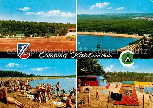 AK / Ansichtskarte Kahl Main Campingplatz  Kat. Kahl a.Main