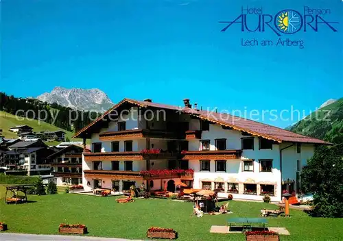 AK / Ansichtskarte Lech Vorarlberg Hotel Aurora Kat. Lech
