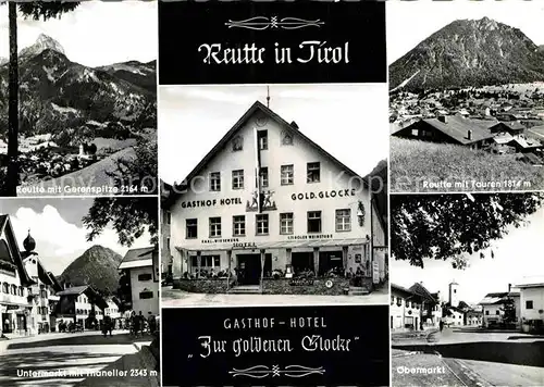 AK / Ansichtskarte Reutte Tirol Gasthof Hotel Zur goldenen Glocke Kat. Reutte
