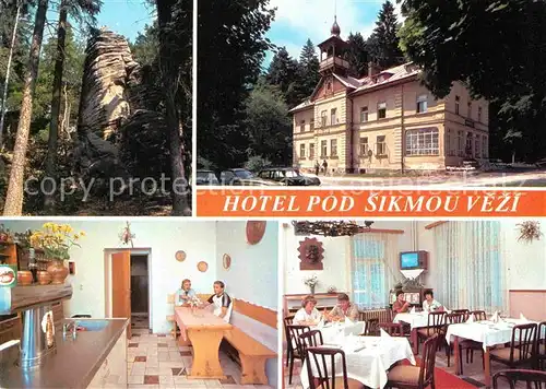 AK / Ansichtskarte Cesky Raj Sedmihorky Hotel Pod Sikmou