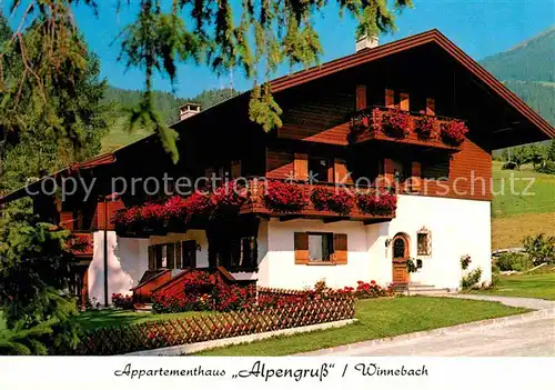 AK / Ansichtskarte Winnebach Prato alla Drava Appartementhaus Alpengruss