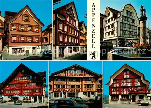 AK / Ansichtskarte Appenzell IR Hotel Saentis Wirtschaft zur Traube  Kat. Appenzell