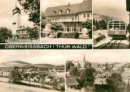 AK / Ansichtskarte Oberweissbach Bergbahn Aussichtsturm Kat. Oberweissbach