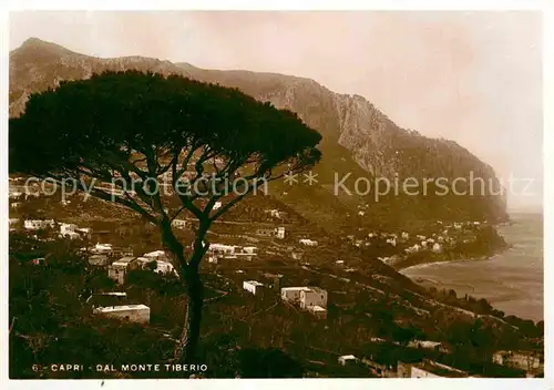 AK / Ansichtskarte Capri Dal Monte Tiberio Kat. Golfo di Napoli