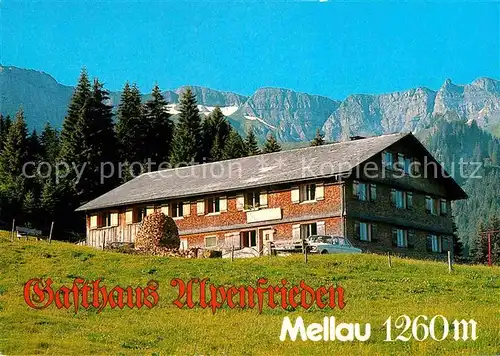 AK / Ansichtskarte Mellau Vorarlberg Gasthaus Alpenfrieden Kat. Mellau