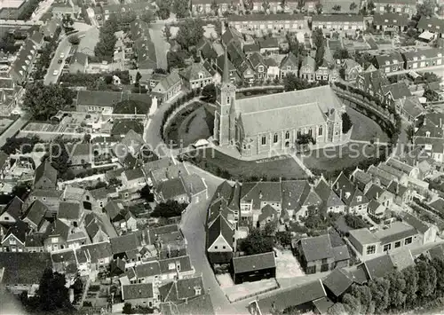 AK / Ansichtskarte Dreischor Fliegeraufnahme mit Kirche Kat. Dreischor