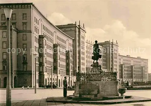 AK / Ansichtskarte Leipzig Neubauten am Rossplatz mit Maegdebrunnen Messestadt Kat. Leipzig