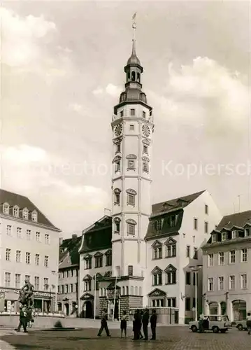 AK / Ansichtskarte Gera Rathaus am Markt Brunnen Kat. Gera