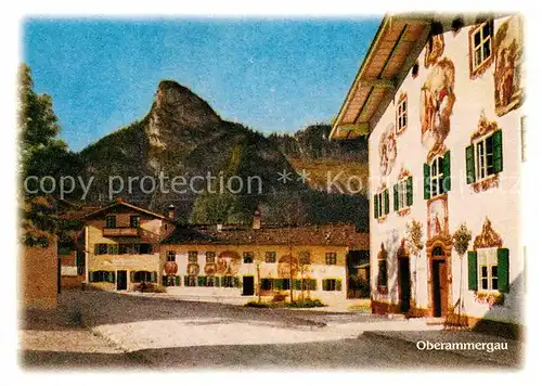 AK / Ansichtskarte Oberammergau Haus Lueftlmalerei  Kat. Oberammergau