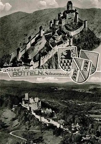 AK / Ansichtskarte Loerrach Schloss Roetteln Luftaufnahme Kat. Loerrach