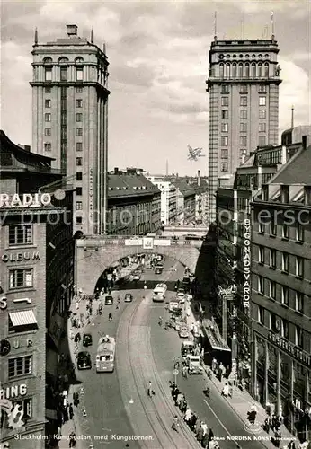 AK / Ansichtskarte Stockholm Koenigsgatan Kungstornen Kat. Stockholm