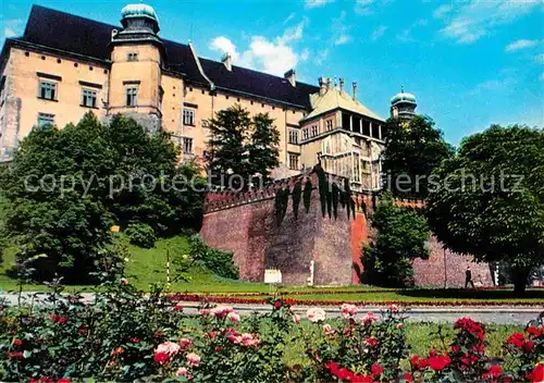 AK / Ansichtskarte Krakow Malopolskie Schloss Park Kat. Krakow