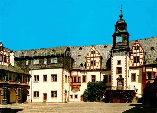 AK / Ansichtskarte Weilburg Lahn Schloss Renaissancehof