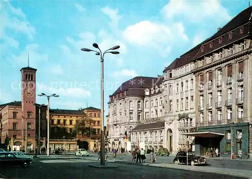 AK / Ansichtskarte Erfurt Bahnhofsplatz Interhotel Erfurter Hof Kat. Erfurt