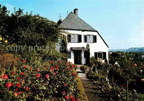 AK / Ansichtskarte Rhoendorf Wohnhaus Garten Konrad Adenauer Kat. Bad Honnef