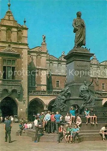 AK / Ansichtskarte Krakow Malopolskie Pomnik Adama Michiewicza Kat. Krakow
