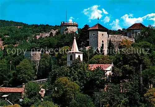 AK / Ansichtskarte Rijeka Fiume Kirche Burg