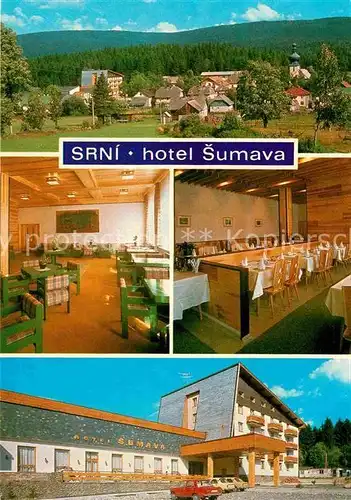 AK / Ansichtskarte Srni Hotel Sumava Kat. Srni Rehberg