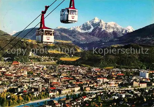 AK / Ansichtskarte Seilbahn Nordkettenbahn Innsbruck Serles  Kat. Bahnen