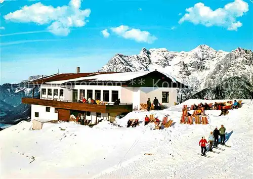 AK / Ansichtskarte St Jakob Pillersee Alpengasthof Buchensteinwand mit Loferer Steinberge