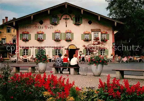 AK / Ansichtskarte Oberammergau Hotel Alte Post Kat. Oberammergau