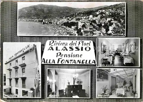 AK / Ansichtskarte Alassio Panorama Pension Alla Fontanella Kat. 