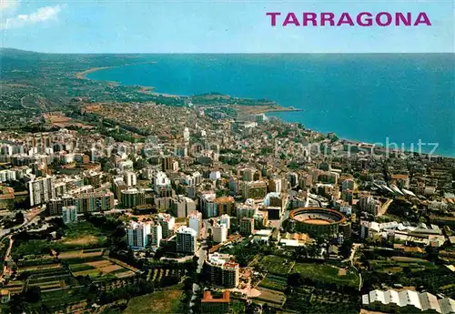 AK / Ansichtskarte Tarragona Fliegeraufnahme Kat. Costa Dorada Spanien