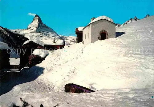 AK / Ansichtskarte Zermatt VS Findelen Matterhorn  Kat. Zermatt