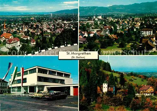 AK / Ansichtskarte St Margrethen SG Vorarlberg Gemeindehaus Schloss Bergsteig Kat. St Margrethen