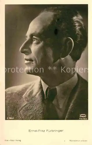 AK / Ansichtskarte Schauspieler Ernst Fritz Fuerbringer  Kat. Kino und Film