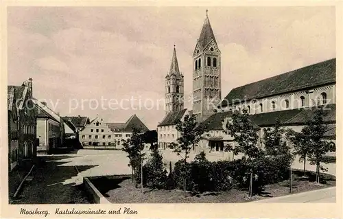 AK / Ansichtskarte Moosburg Isar Kastulusmuenster Plan Kat. Moosburg a.d.Isar