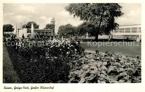 AK / Ansichtskarte Essen Ruhr Gruga Park Grosser Blumenhof Kat. Essen