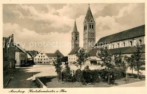 AK / Ansichtskarte Moosburg Isar Kastulusmuenster Plan Kat. Moosburg a.d.Isar