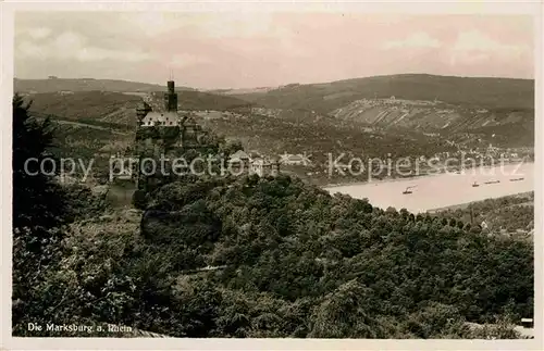 AK / Ansichtskarte Marksburg Panorama Kat. Braubach