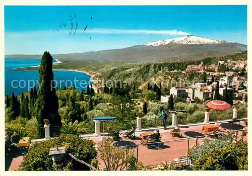 AK / Ansichtskarte Taormina Sizilien Etna  Kat. 