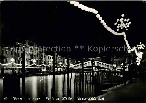 AK / Ansichtskarte Venezia Venedig Ponte di Rialto  Kat. 