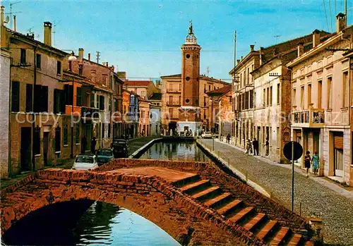 AK / Ansichtskarte Comacchio Via Cavour Ponte Pasqualone Kat. Ferrara