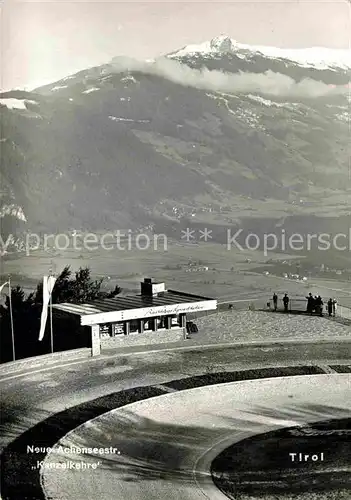 AK / Ansichtskarte Kanzelkehre Tirol Neue Achenseestrasse Fernsicht Alpenpanorama Kat. Wiesing Schwaz