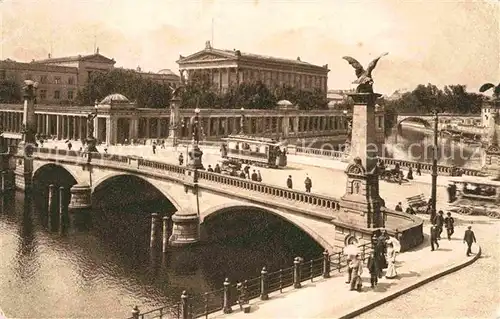 AK / Ansichtskarte Berlin Friedrichsbr?cke und Nationalgalleri Kat. Berlin