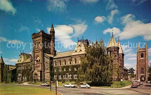 AK / Ansichtskarte Toronto Canada University College and Soldiers Tower Kat. Ontario