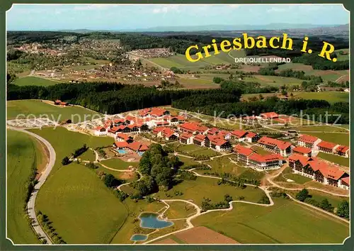 AK / Ansichtskarte Griesbach Rottal Dreiquellenbad Luftaufnahme Kat. Bad Griesbach i.Rottal