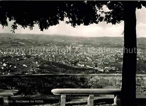 AK / Ansichtskarte Firenze Toscana Panorama da Fiesole Kat. Firenze