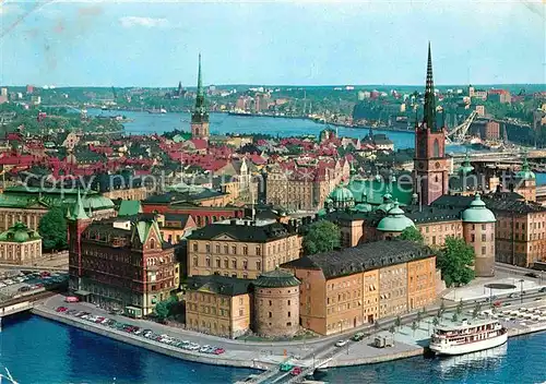 AK / Ansichtskarte Stockholm Riddarholmen Tower Town Hall Kat. Stockholm