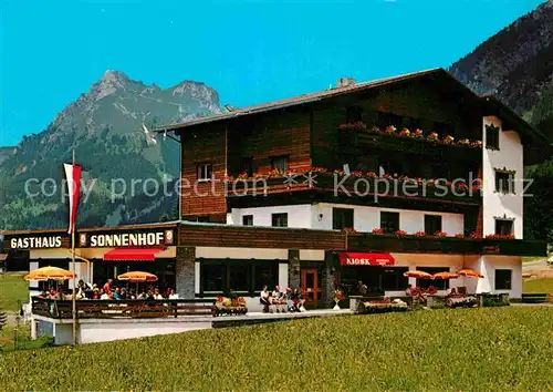 AK / Ansichtskarte Graen Tirol Gasthaus Sonnenhof Terrasse Kat. Graen