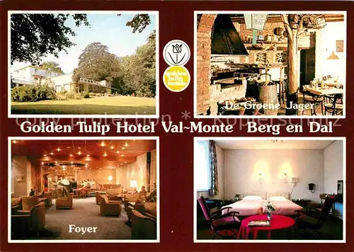 AK / Ansichtskarte Berg en Dal Golden Tulip Hotel Val Monte De Groene Jager Foyer Zimmer Kat. Niederlande