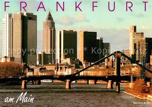 AK / Ansichtskarte Frankfurt Main Skyline Kat. Frankfurt am Main