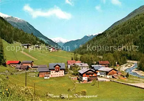 AK / Ansichtskarte Defereggental Tirol Maria Hilf Kat. Innsbruck
