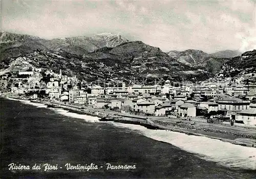 AK / Ansichtskarte Ventimiglia Panorama Riviera dei Fiori veduta aerea Kat. Menton