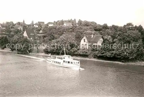 AK / Ansichtskarte Kettwig Ruhr Schiff